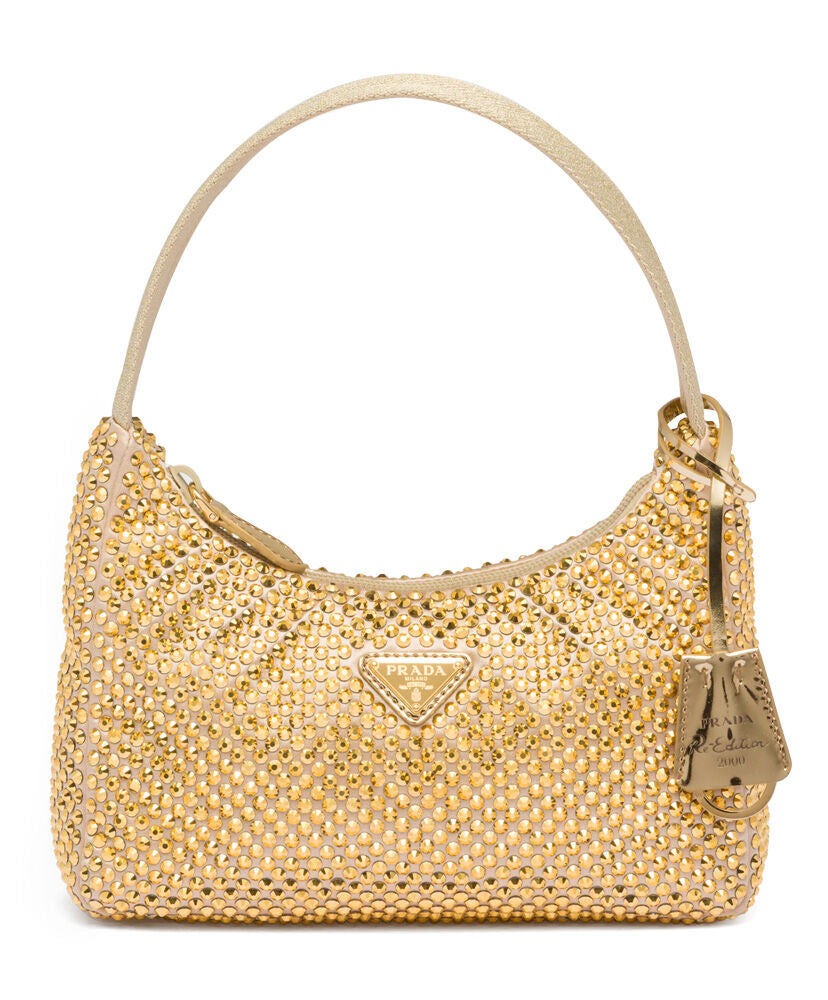 Satin Mini-bag With Crystals