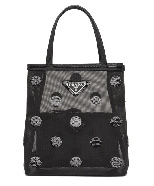 Small Polka-dot Mesh Tote Bag - MarKat store
