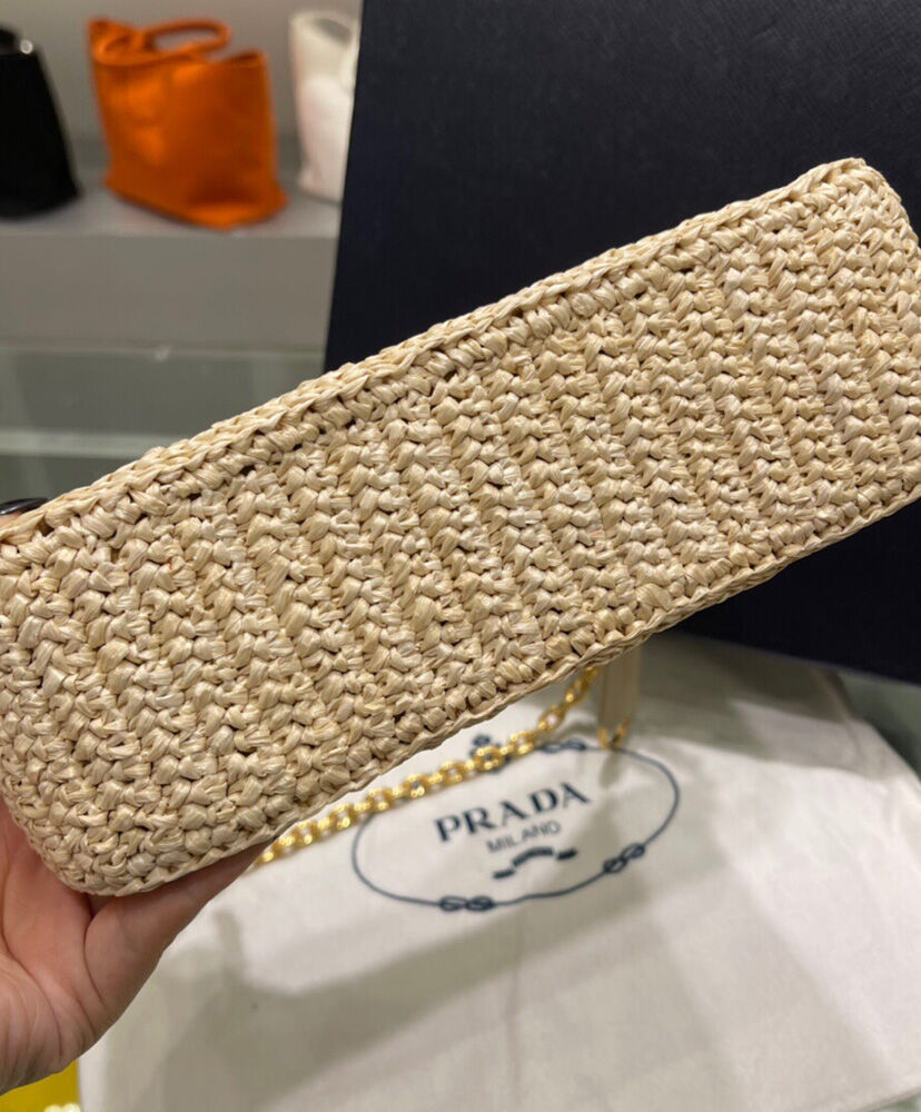 Prada Re-Edition 2005 Raffia Bag