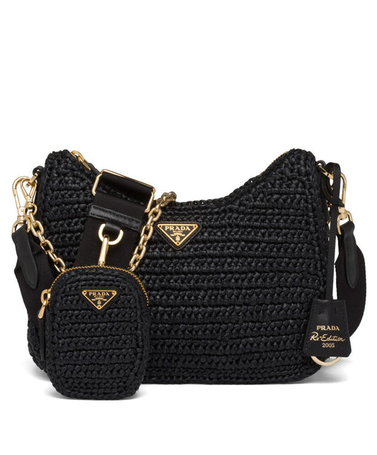 Prada Re-Edition 2005 Raffia Bag