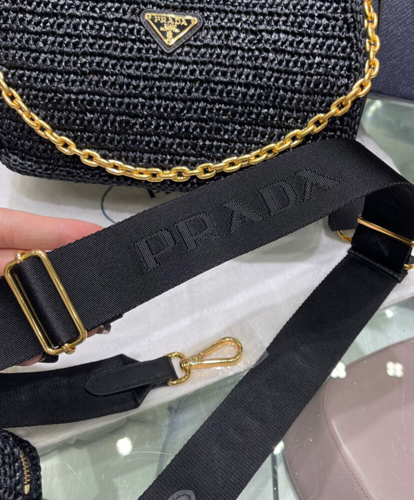 Prada Re-Edition 2005 Raffia Bag