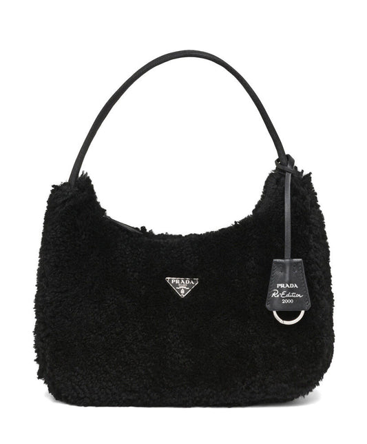 Re-Edition 2000 Shearling Mini Bag