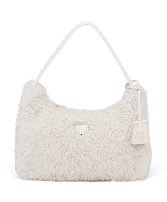 Re-Edition 2000 Shearling Mini Bag