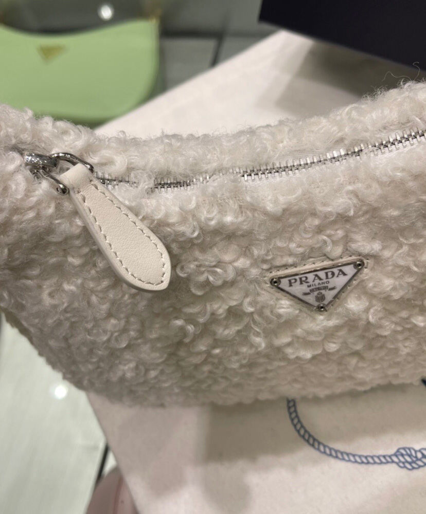 Re-Edition 2000 Shearling Mini Bag