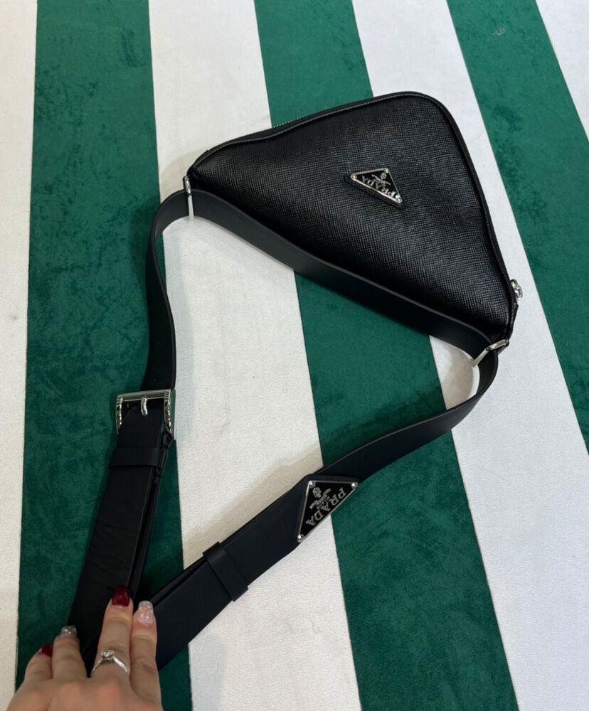 Saffiano Leather Belt Bag