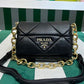 Prada System Nappa Patchwork Shoulder Bag