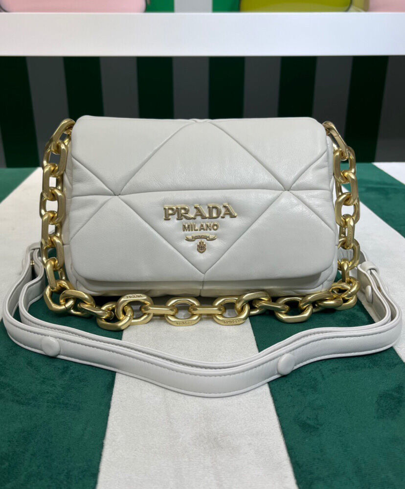 Prada System Nappa Patchwork Shoulder Bag