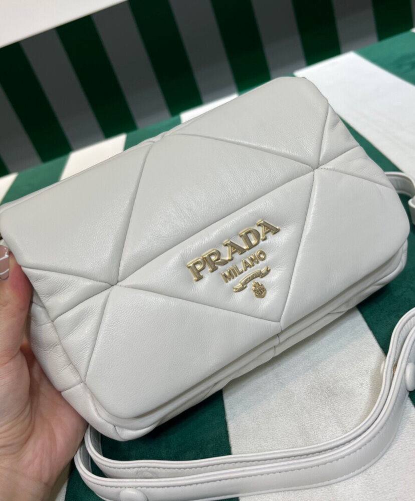 Prada System Nappa Patchwork Shoulder Bag