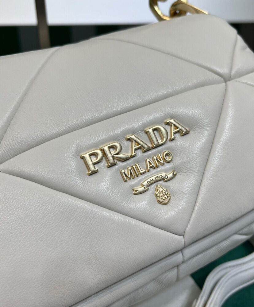 Prada System Nappa Patchwork Shoulder Bag