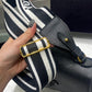Prada Monochrome Saffiano And Leather Bag