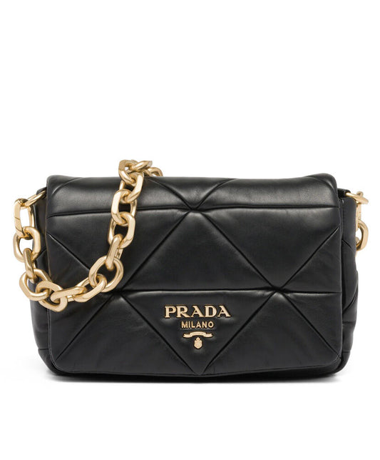 Prada System Nappa Patchwork Shoulder Bag