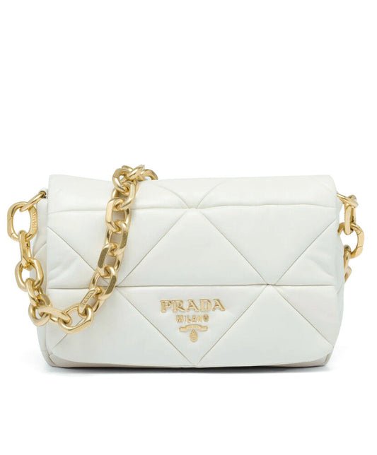 Prada System Nappa Patchwork Shoulder Bag