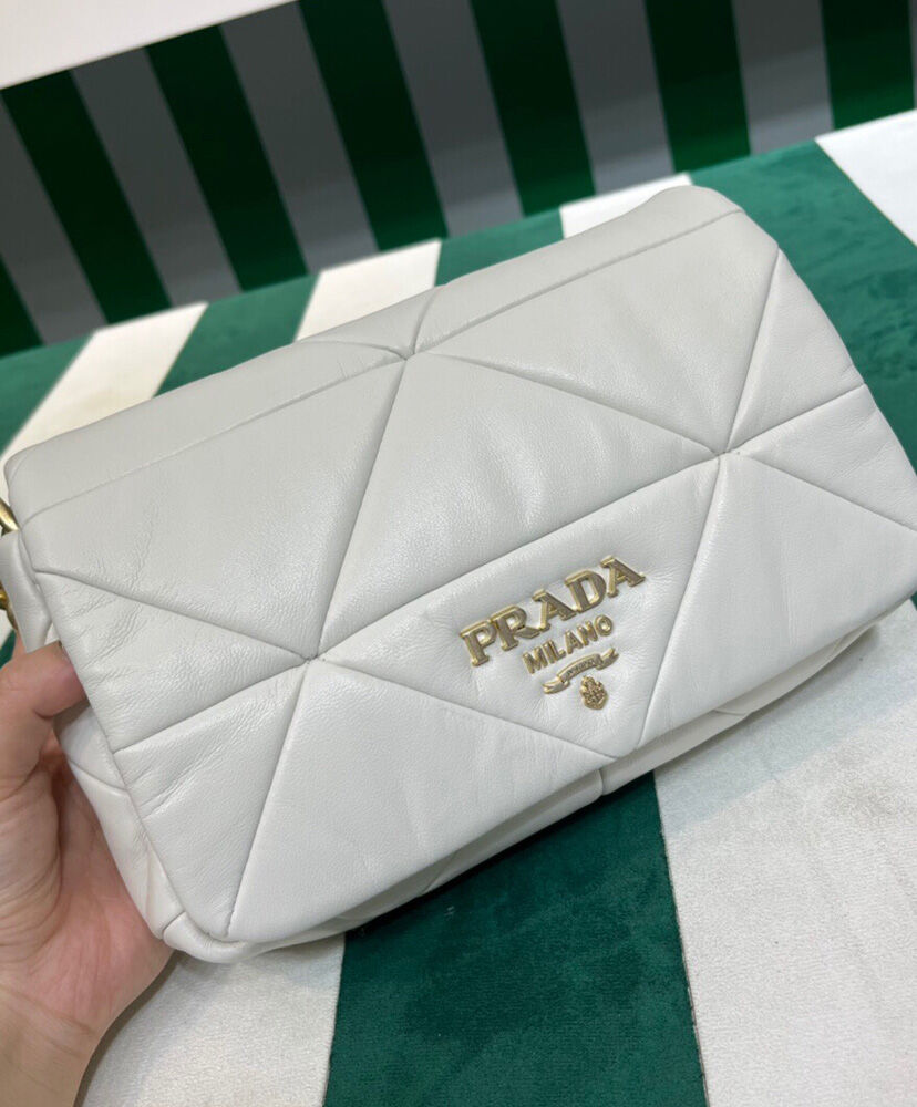 Prada System Nappa Patchwork Shoulder Bag