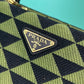 Small Embroidered Fabric Prada Symbole Bag