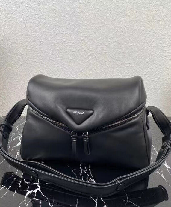 Padded Nappa Leather Prada Signaux Bag