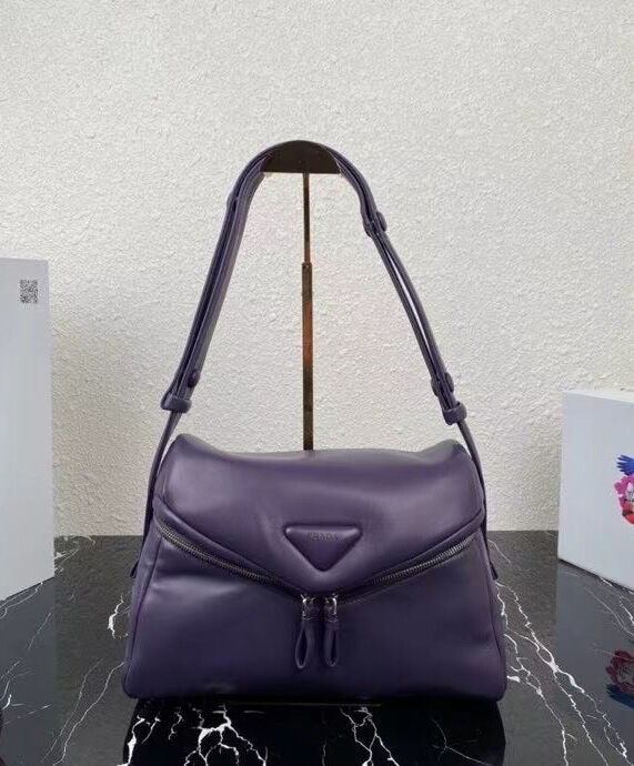 Padded Nappa Leather Prada Signaux Bag