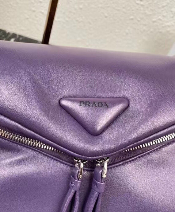 Padded Nappa Leather Prada Signaux Bag