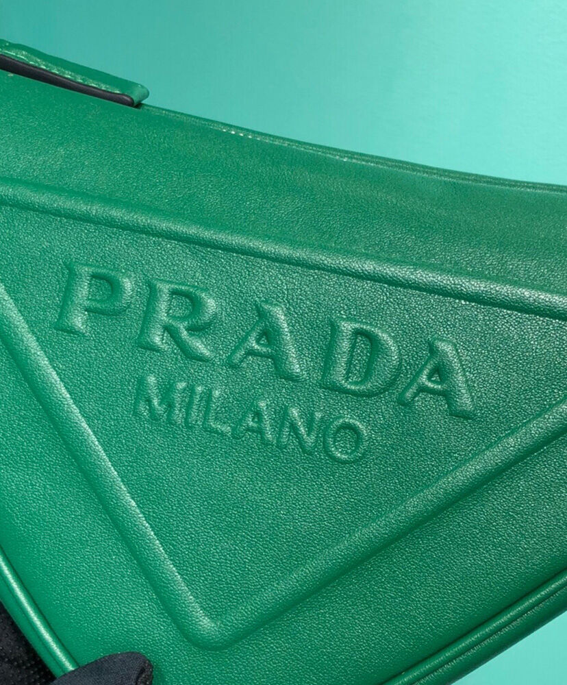 Prada Triangle Leather Shoulder Bag - MarKat store