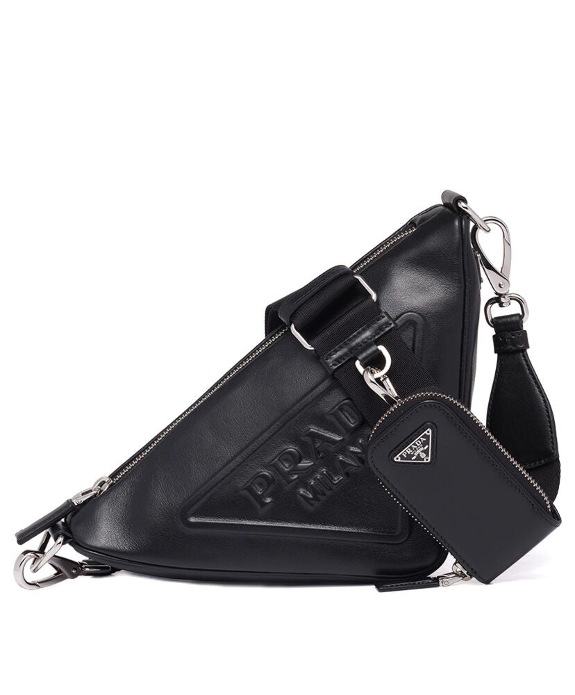 Prada Triangle Leather Shoulder Bag - MarKat store
