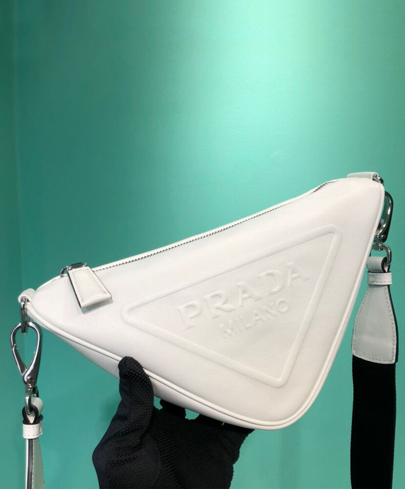 Prada Triangle Leather Shoulder Bag - MarKat store