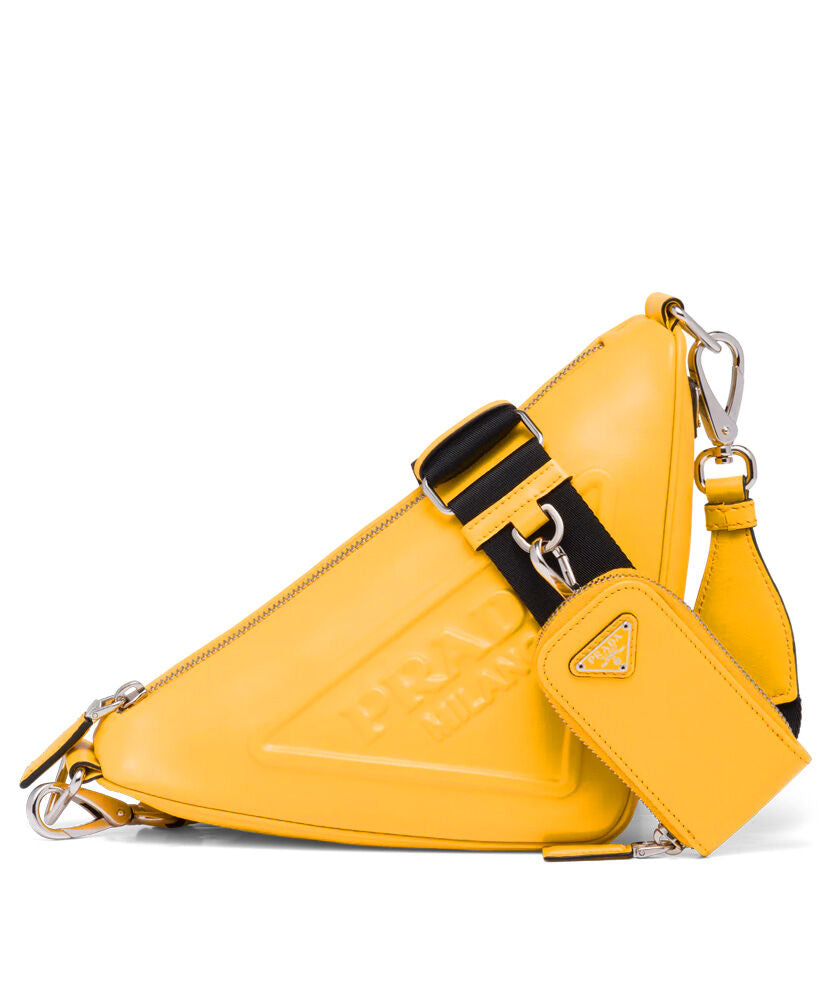 Prada Triangle Leather Shoulder Bag - MarKat store