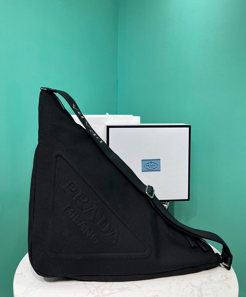 Canvas Prada Triangle Bag