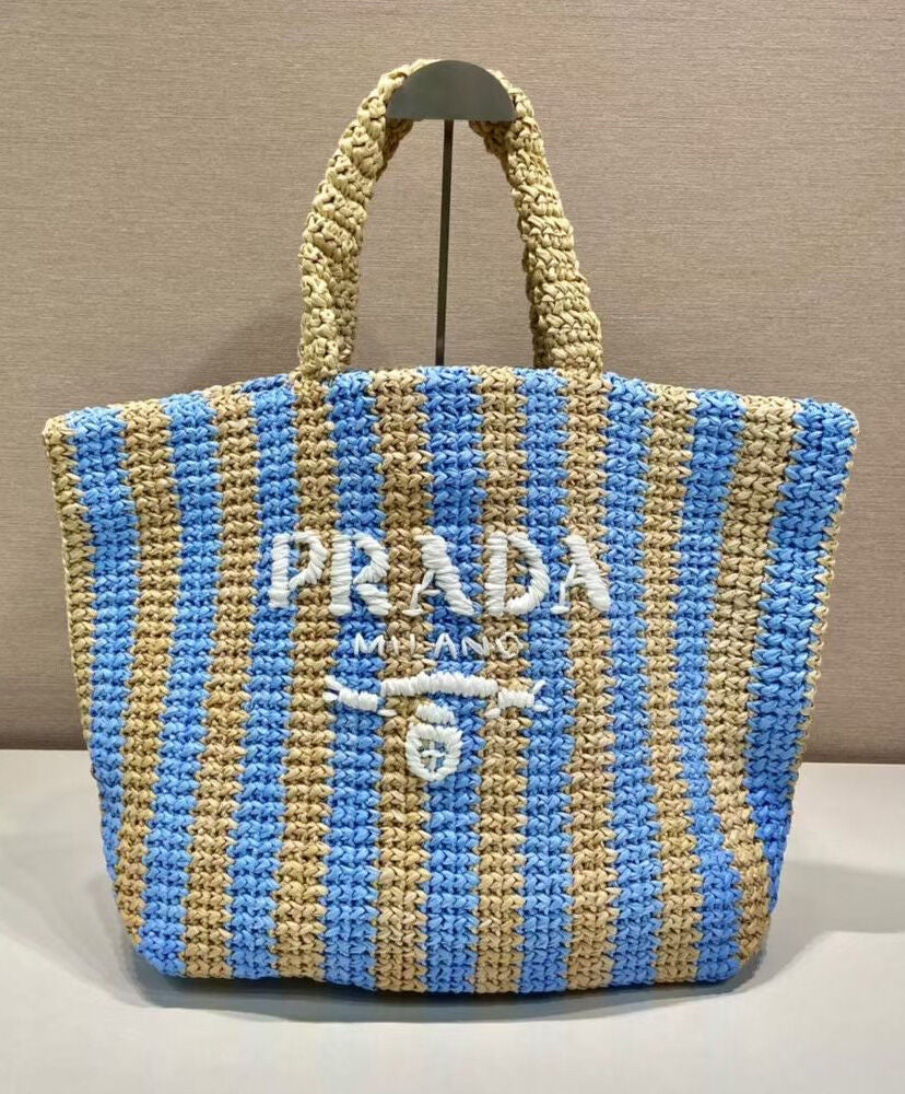 Large Raffia Tote Bag