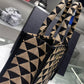 Small Prada Symbole Jacquard Fabric Handbag