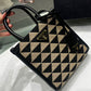 Prada Symbole Jacquard Fabric Micro Bag