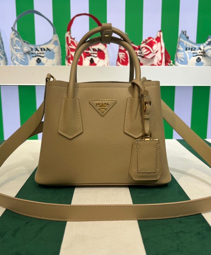 Prada Double Saffiano Leather Mini Bag