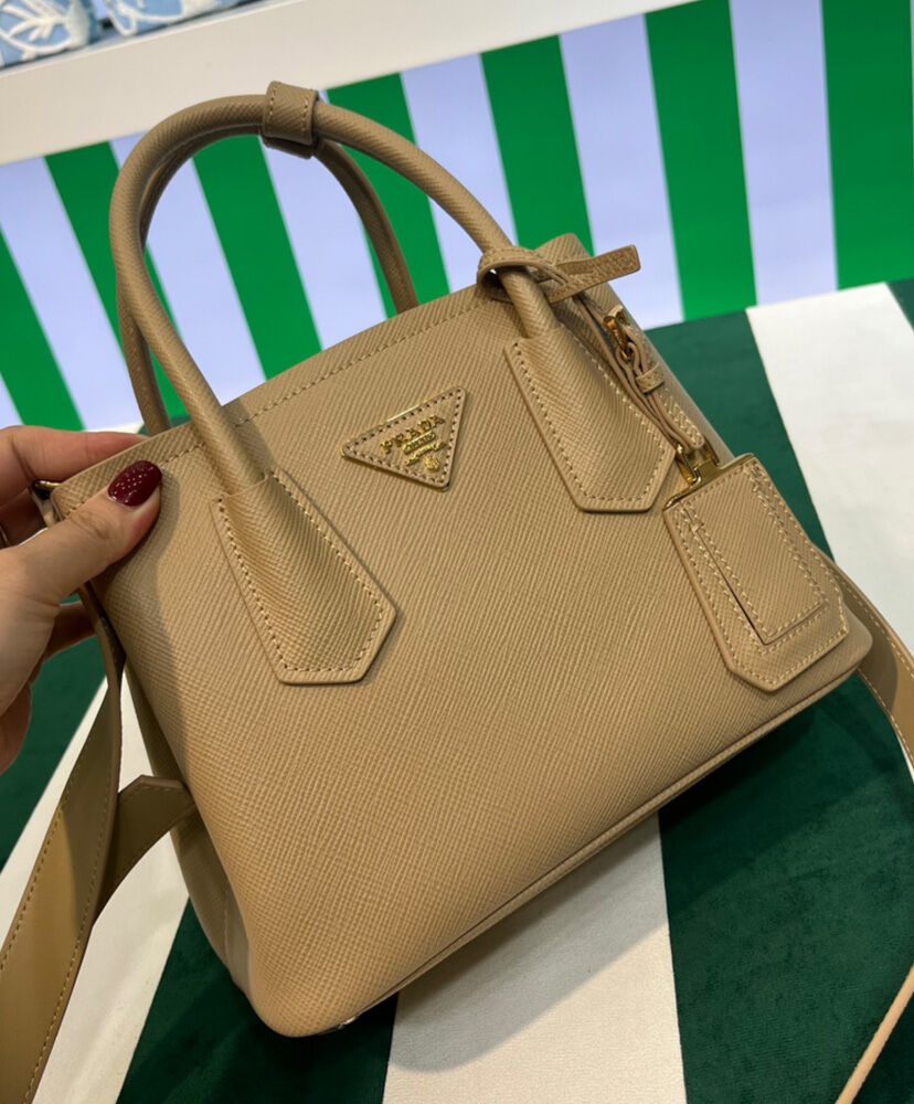 Prada Double Saffiano Leather Mini Bag