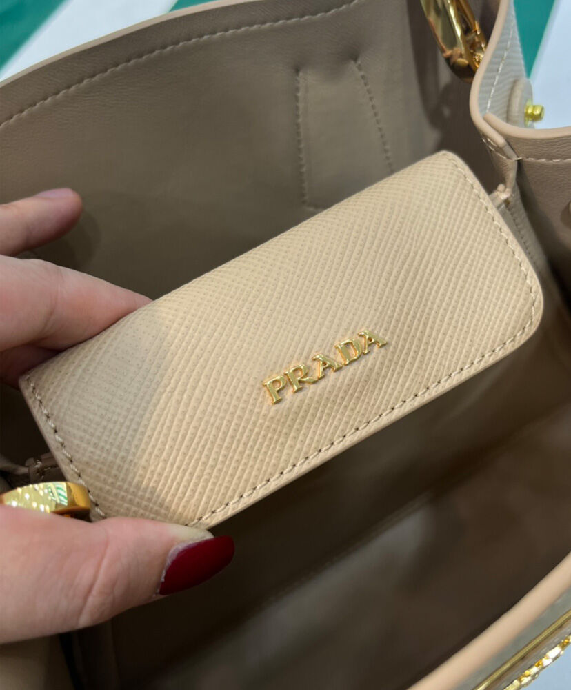 Prada Double Saffiano Leather Mini Bag