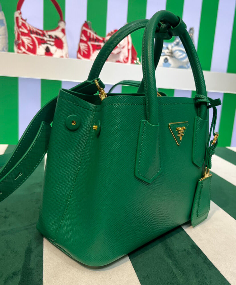 Prada Double Saffiano Leather Mini Bag