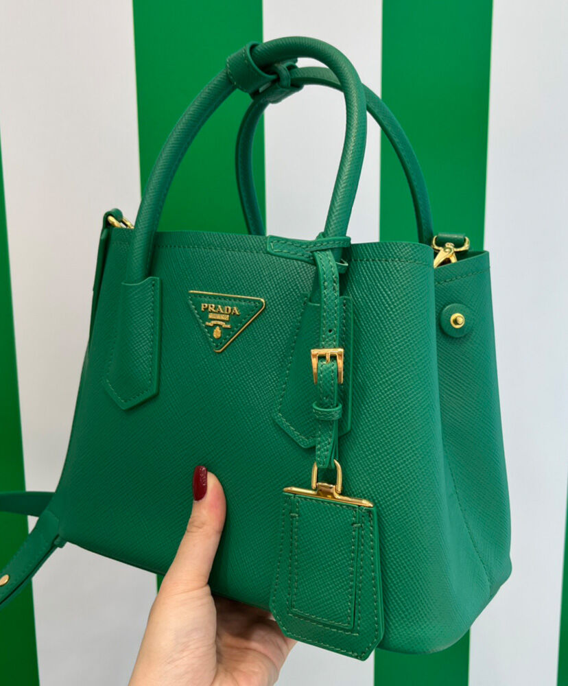 Prada Double Saffiano Leather Mini Bag