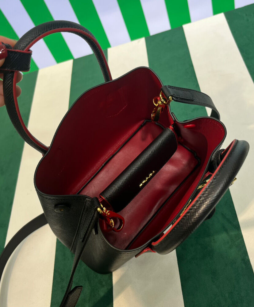 Prada Double Saffiano Leather Mini Bag