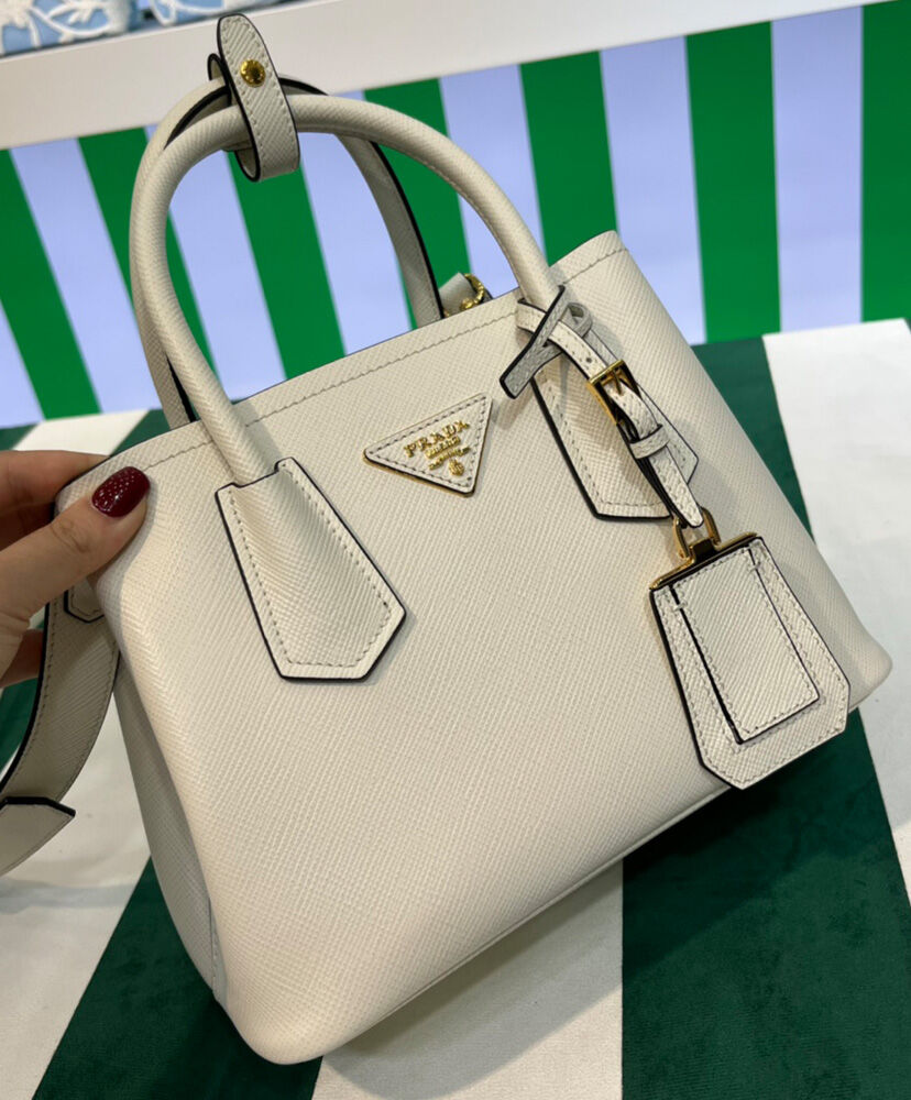 Prada Double Saffiano Leather Mini Bag