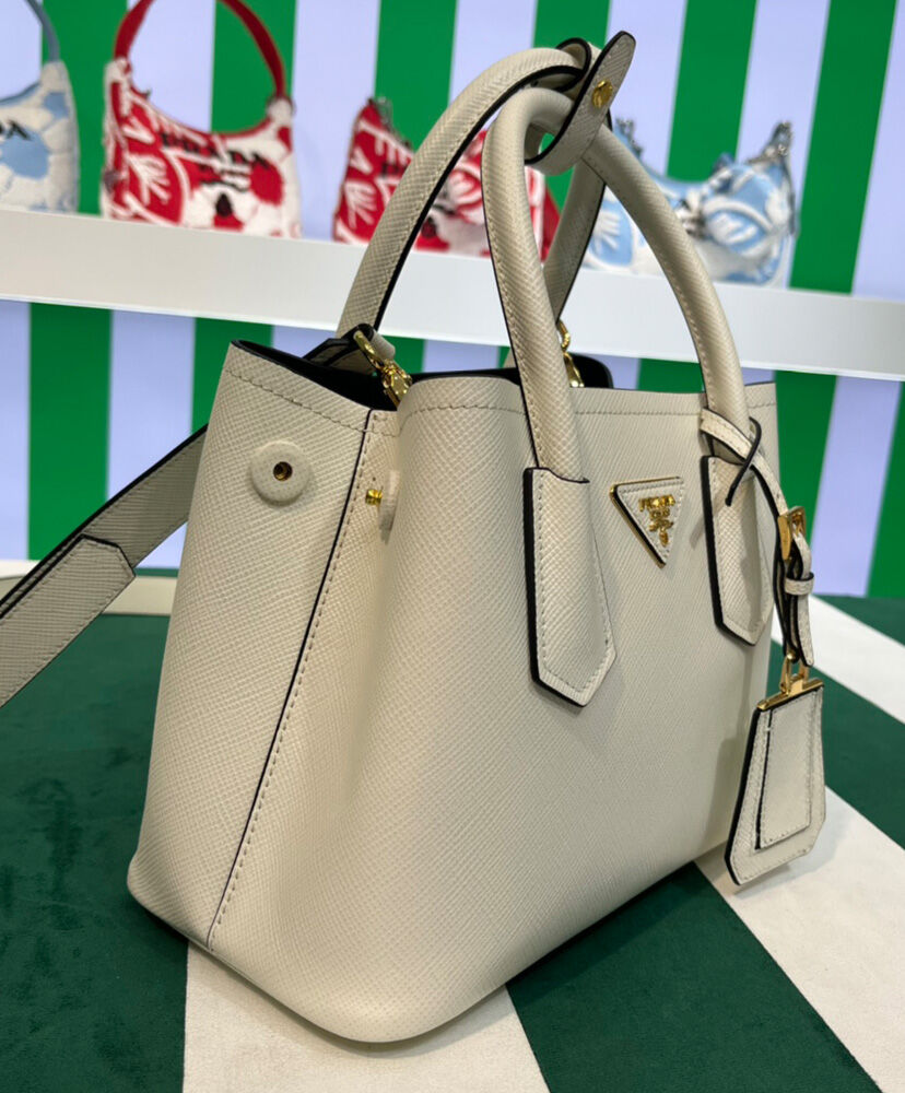 Prada Double Saffiano Leather Mini Bag