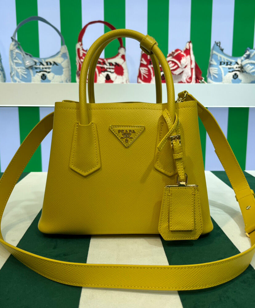 Prada Double Saffiano Leather Mini Bag