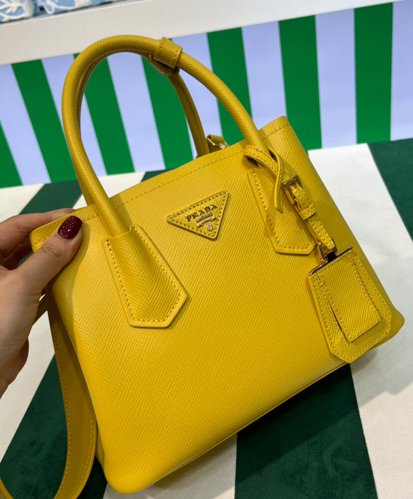 Prada Double Saffiano Leather Mini Bag