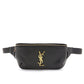 Logo-Appliqued Leather Belt Bag - MarKat store