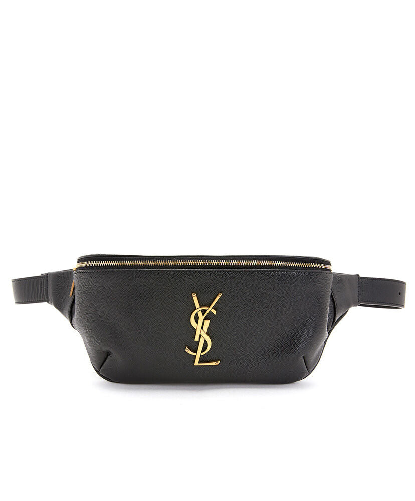 Logo-Appliqued Leather Belt Bag - MarKat store