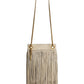 Grace fringed Leather-Trimmed Suede Shoulder Bag