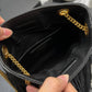 Grace fringed Leather-Trimmed Suede Shoulder Bag