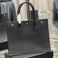 Rive Gauche Leather Tote Bag