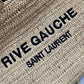 Rive Gauche Raffia-effect Tote Bag