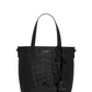 Toy Mini Croc-effect Leather Tote