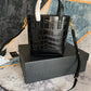 Toy Mini Croc-effect Leather Tote