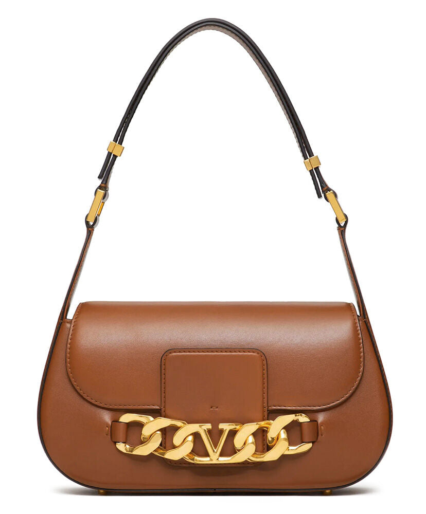 VLogo Chain Small Calfskin Shoulder Bag