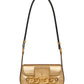 VLogo Chain Small Laminated Nappa Shoulder Bag