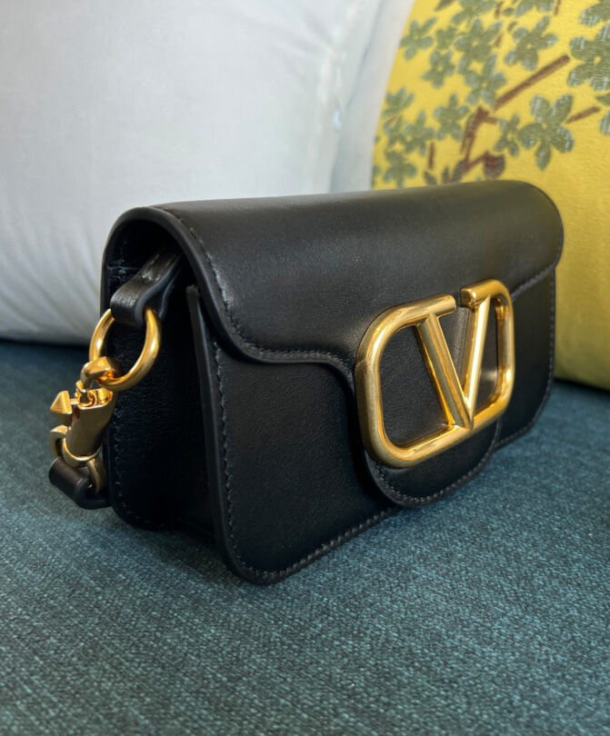 Loco Small Shoulder Bag In Calfskin